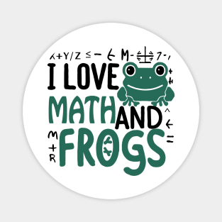 I love maths and frogs Magnet